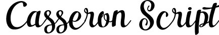 Casseron Script