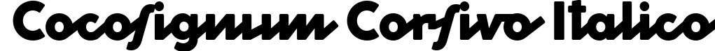 Cocosignum Corsivo Italico