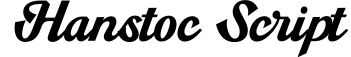 Hanstoc Script