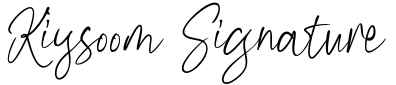 Kiysoom Signature