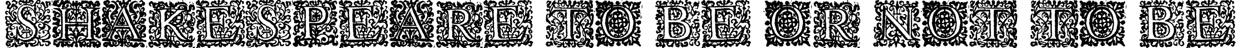 Shakespeare To Be Or Not To Be