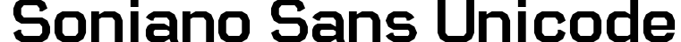 Soniano Sans Unicode