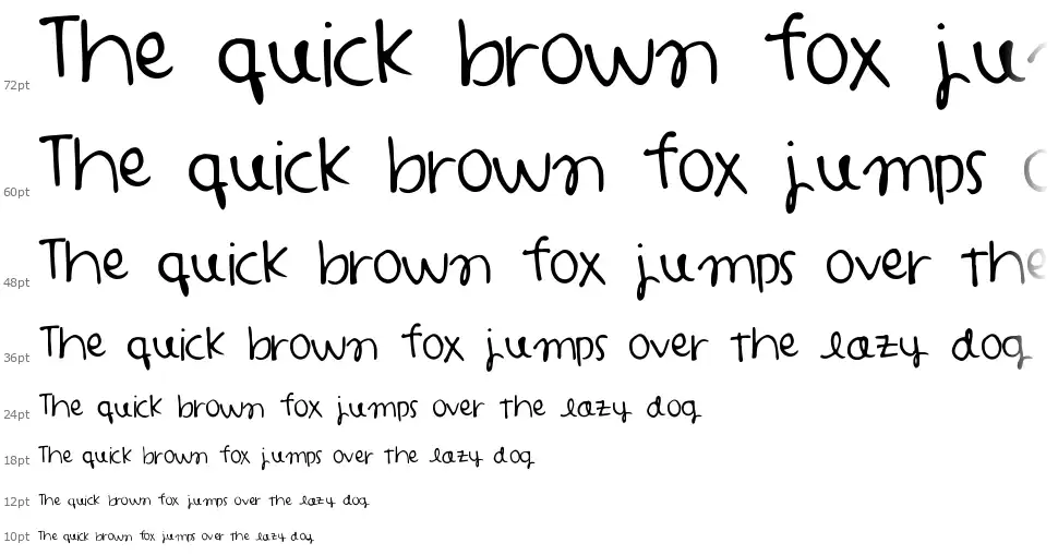 Abigail Printfont waterfall