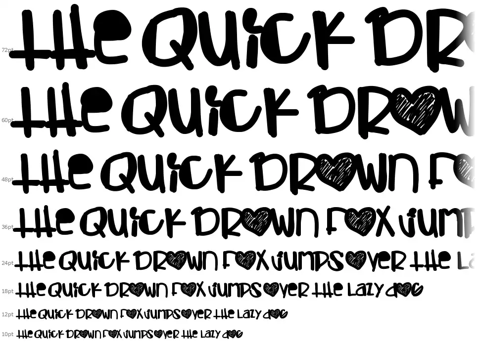 Adamski Handfont waterfall