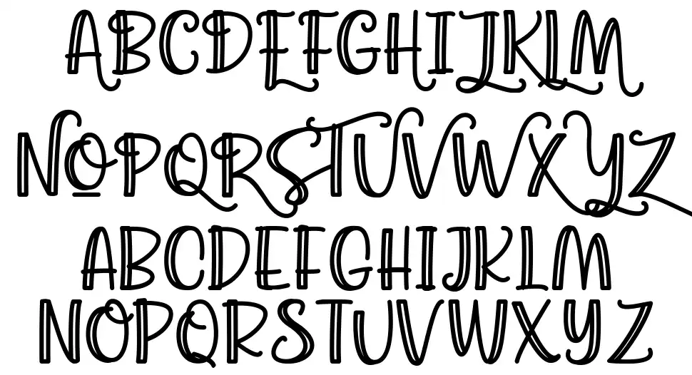 Agatha Carolinefont specimens