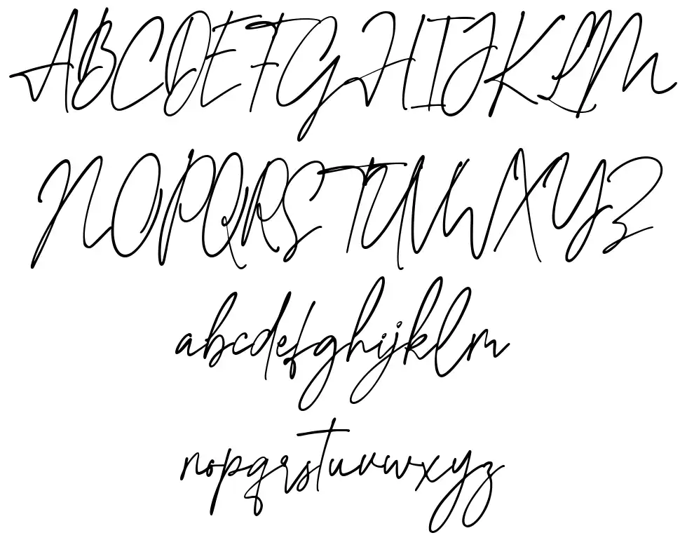 Agatha Christyfont specimens