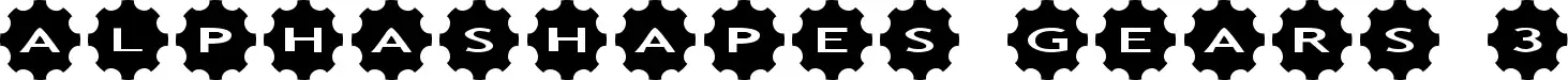AlphaShapes Gears 3