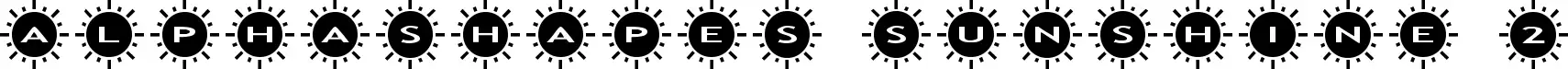 AlphaShapes Sunshine 2