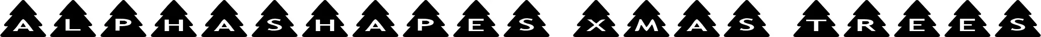 AlphaShapes Xmas Trees