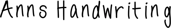 Anns Handwriting