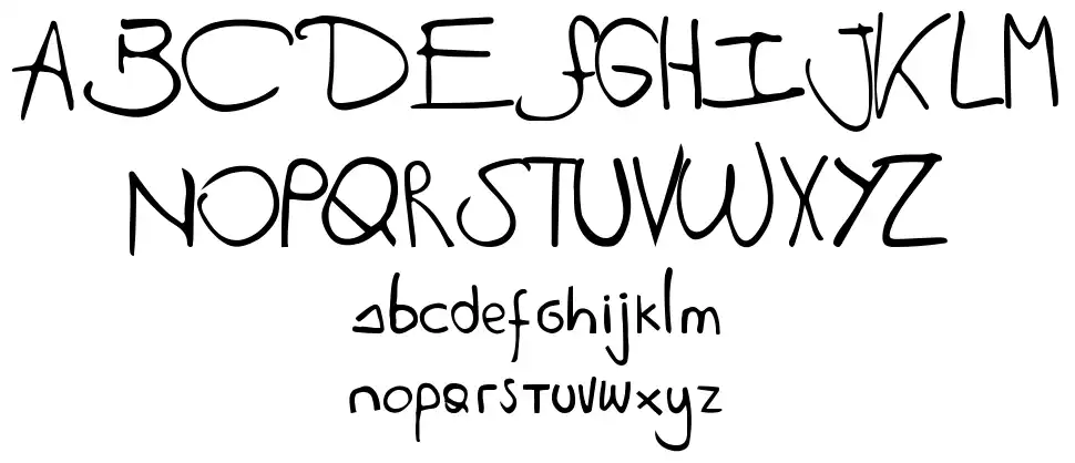 Antipirina Handscriptfont specimens