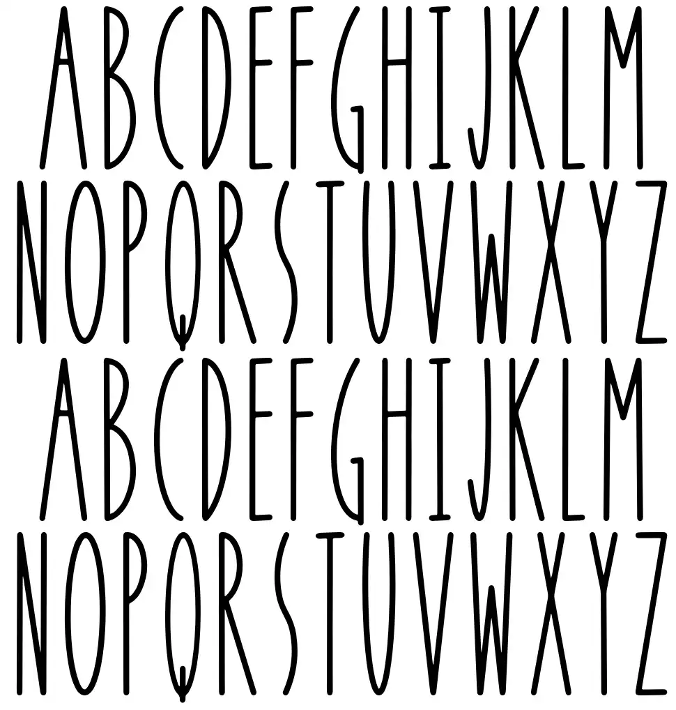 Apple Berryfont specimens