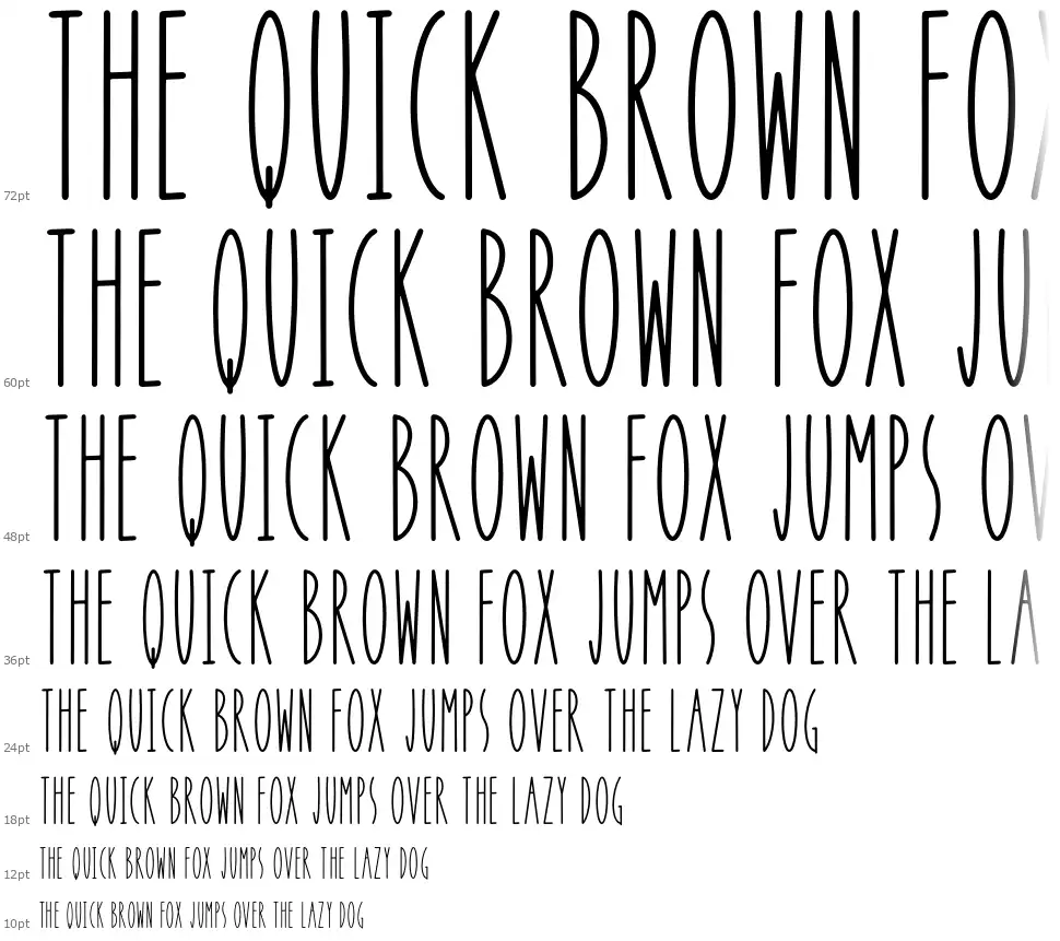 Apple Berryfont waterfall