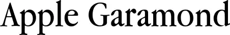 Apple Garamond