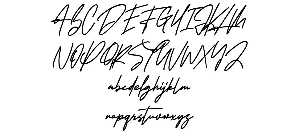 Armstrongfont specimens