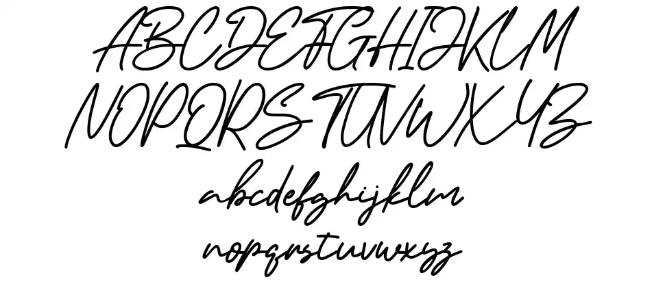 Artemay Brightfont specimens