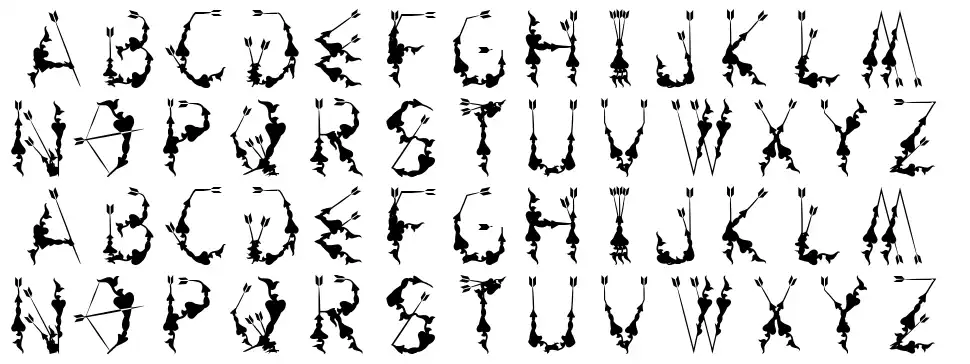 Artemis Cursefont specimens