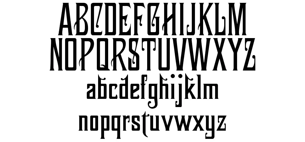 Asteroid 1887font specimens