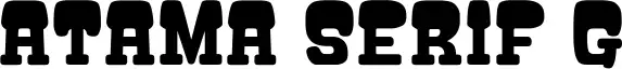 Atama Serif G