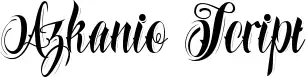 Azkanio Script