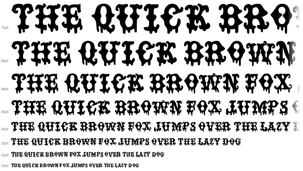 Bad Mother Fuckerfont waterfall