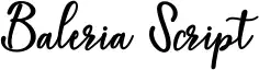 Baleria Script