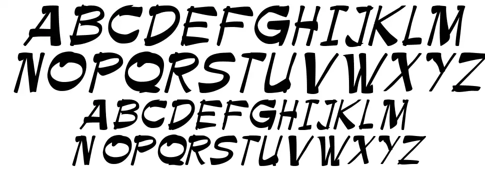 Ballotfont specimens