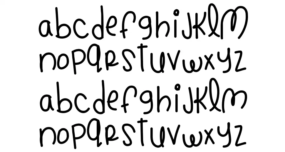 Bands Make Her Dancefont specimens