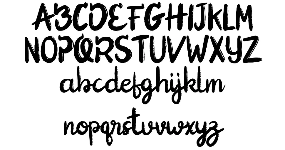 BangBangfont specimens