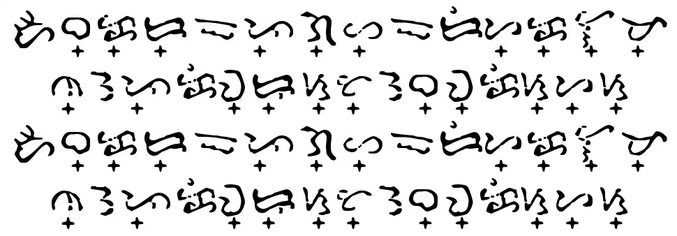 Baybayin Doctrinafont specimens