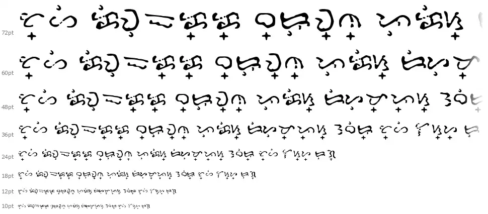 Baybayin Doctrinafont waterfall