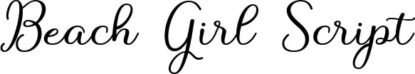 Beach Girl Script