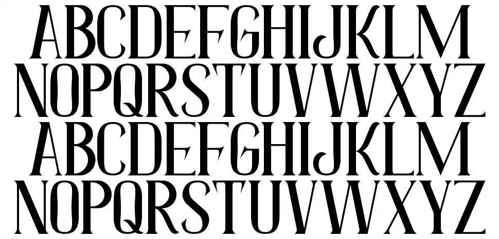 Beige Wavefont specimens
