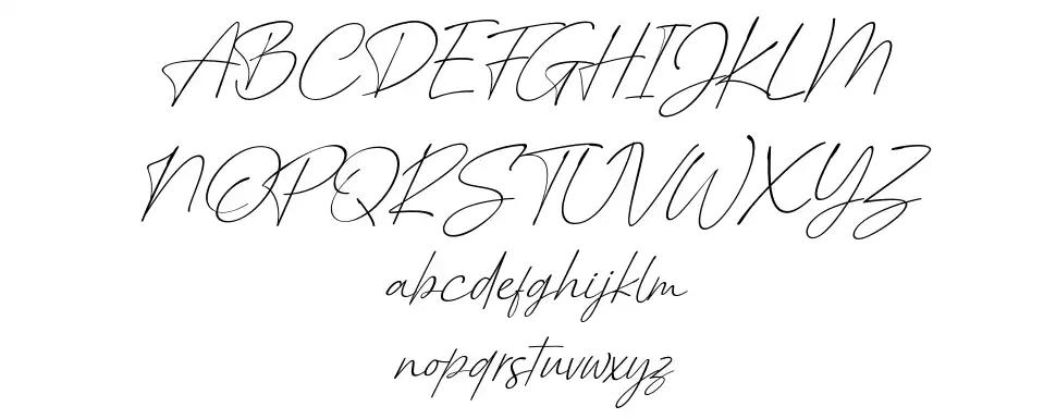 Belista Scriptfont specimens