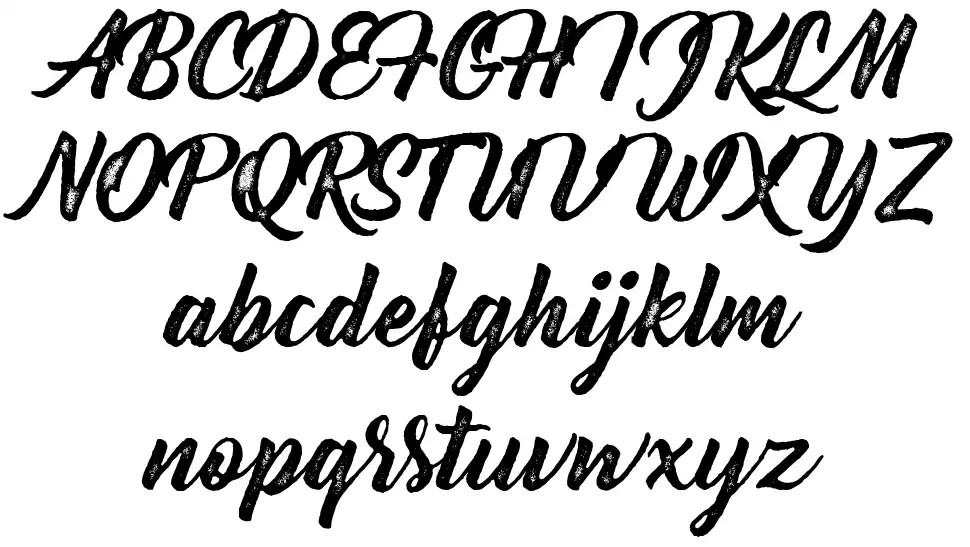 Bernadette Roughfont specimens