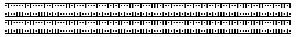 Binaryfont specimens