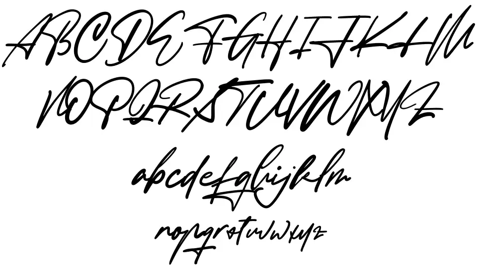 Black Lagoonfont specimens