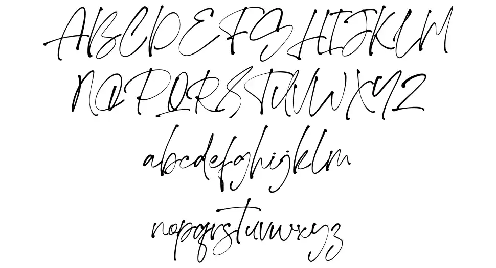 Black Phantomfont specimens