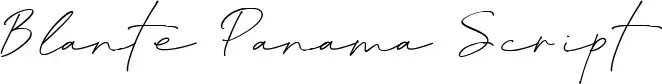 Blante Panama Script