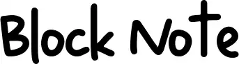 Block Note