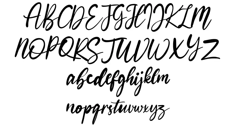 Bohemianfont specimens