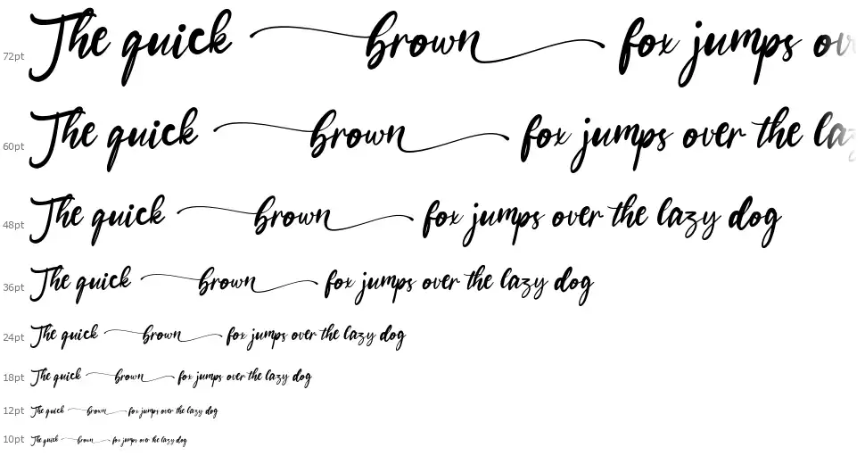Bohemianfont waterfall