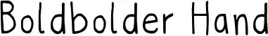 Boldbolder Hand
