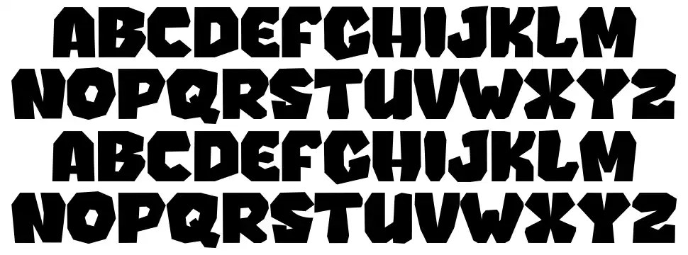 Bonkardfont specimens