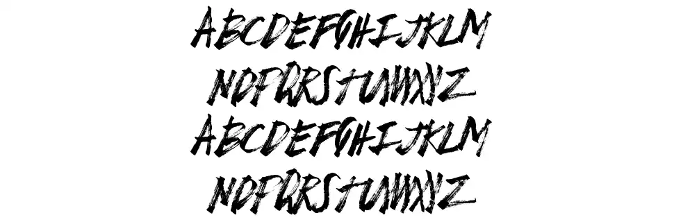 Break Pointfont specimens