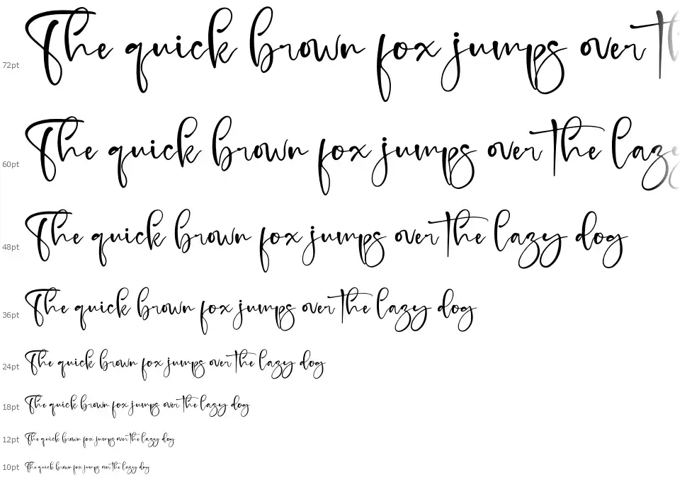 Bright Freshfont waterfall
