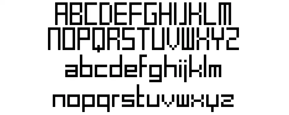 BSquarefont specimens