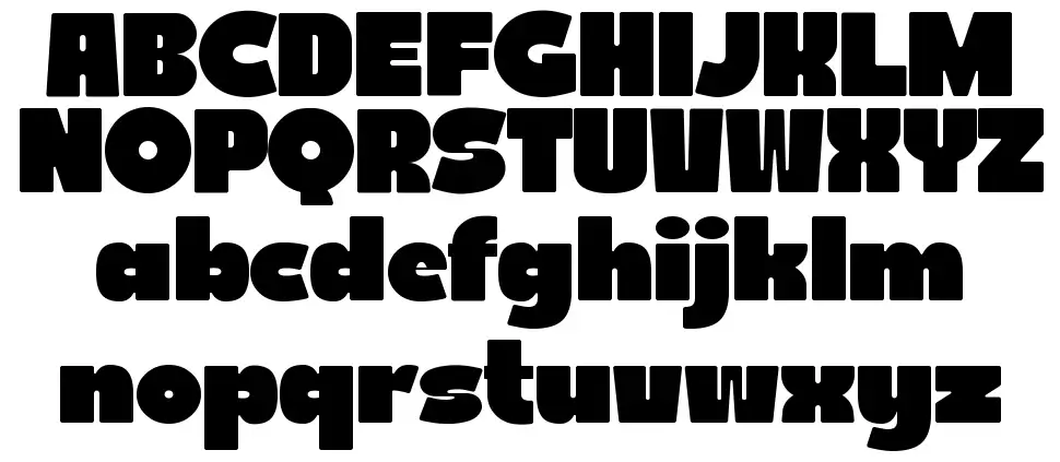 Budoka Esemplari Budokafont specimens