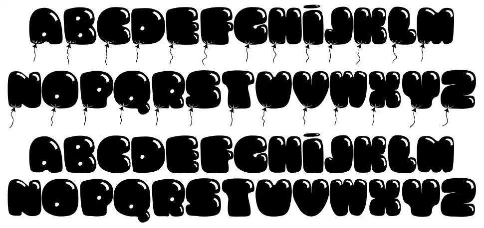 Bumbazoidfont specimens