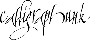 Calligraphunk